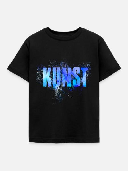 Kunst - Kinder T-Shirt - Schwarz