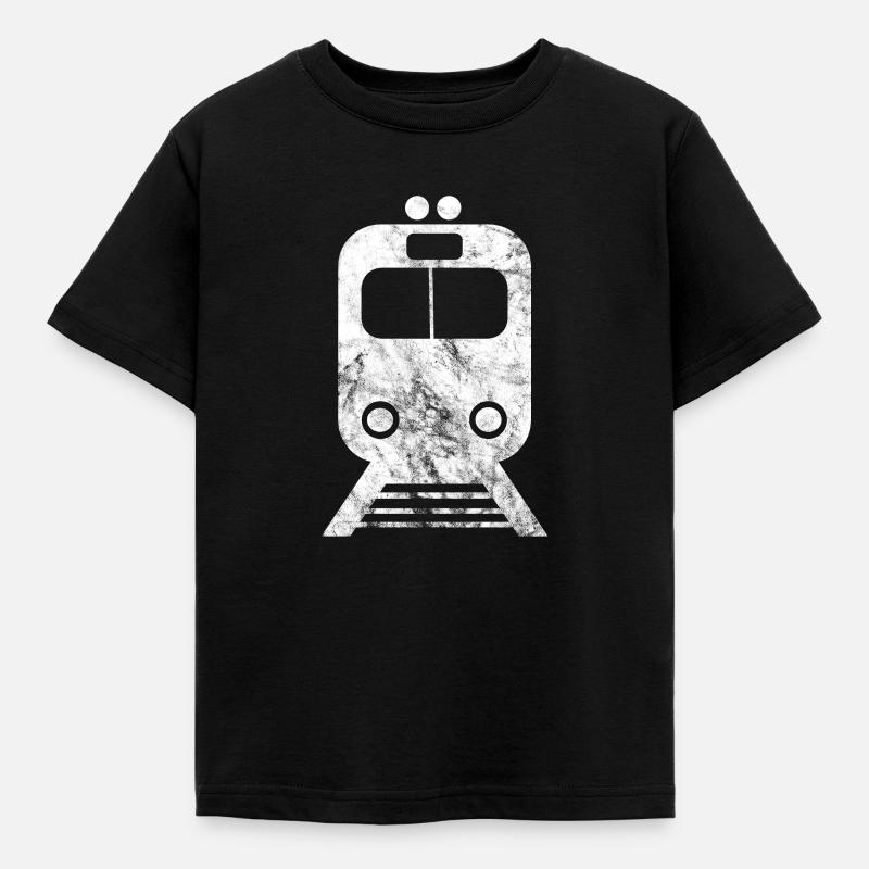 Train driver train driver - Kids' T-Shirt - black