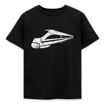 Zug Zugführer - Kinder T-Shirt - Schwarz - Vorne - AI Model Kid Female (0cm)