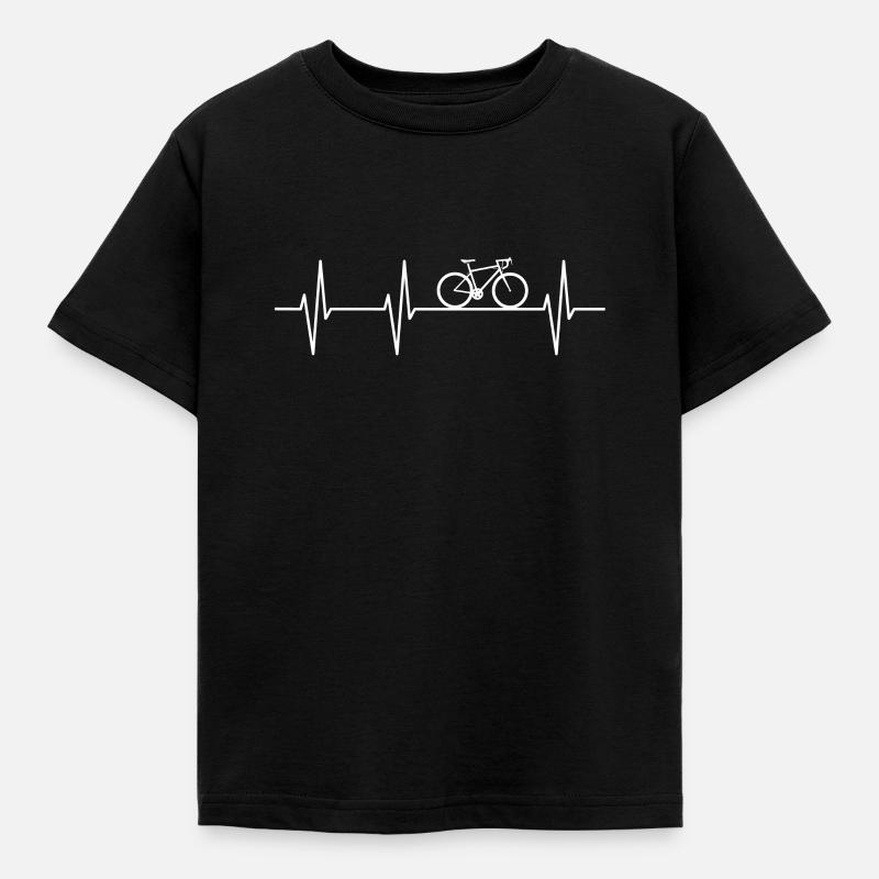 Vélo de route vélo de vélo de route - T-shirt Enfant - noir