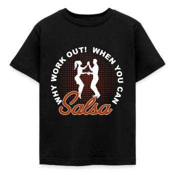 salsa - T-shirt Enfant - noir - Devant - AI Model Kid Female (0cm)