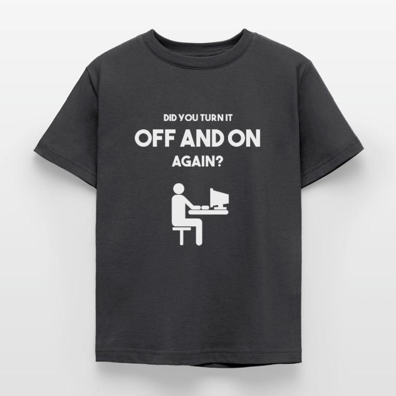 Programmeurs de phrase amusante Programme Java T-shirt Enfant
