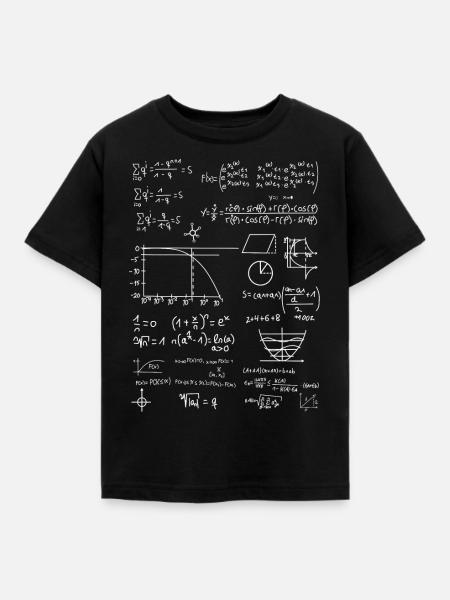Maths de collection de formule - T-shirt Enfant - noir