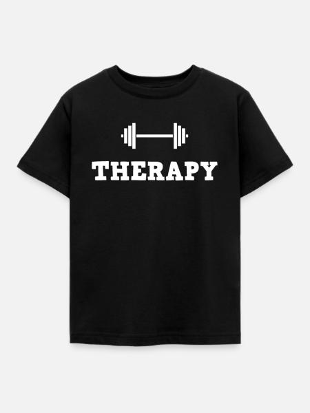 Gym - Kinder T-Shirt - Schwarz