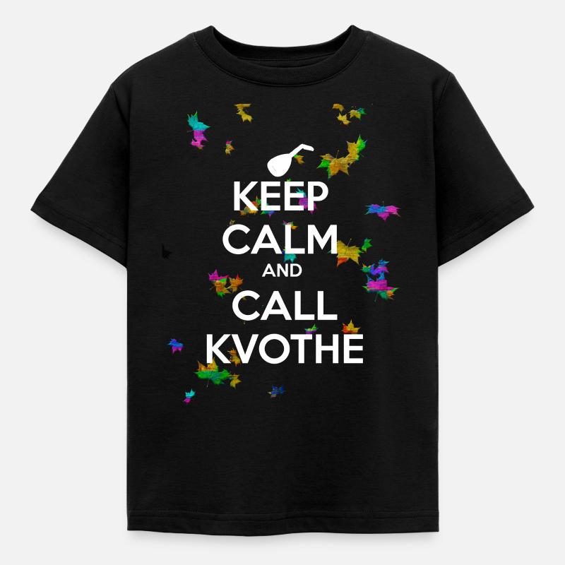 RUFEN SIE KVOTHE - Kinder T-Shirt - Schwarz