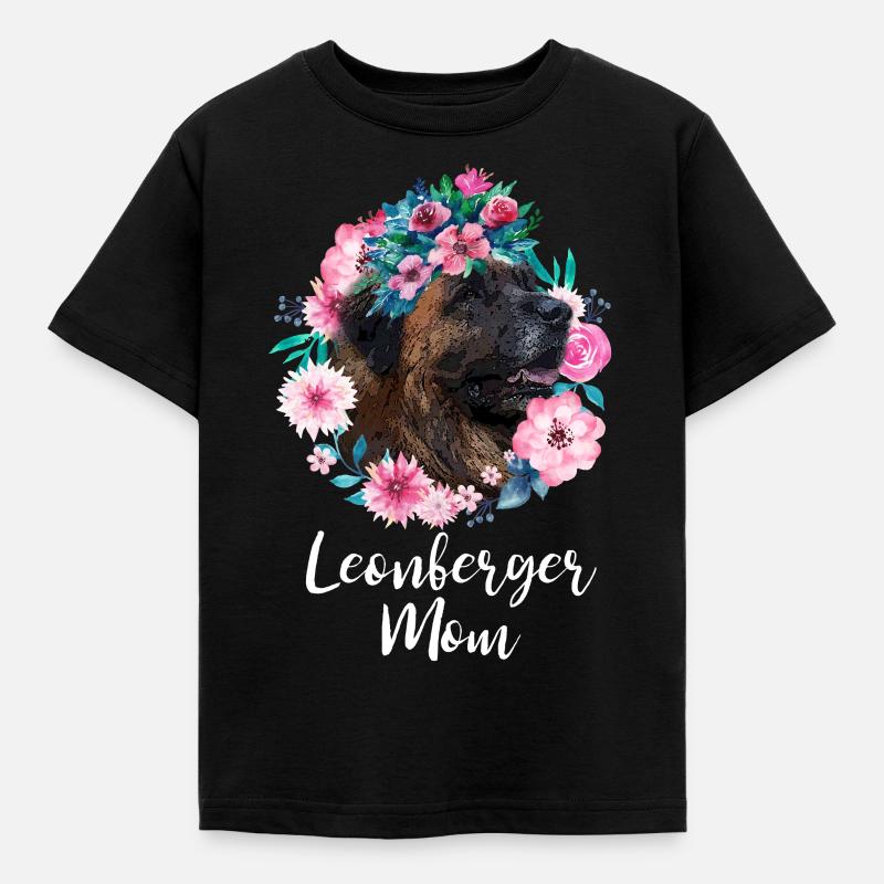 Leonberger Mama - Kinder T-Shirt - Schwarz