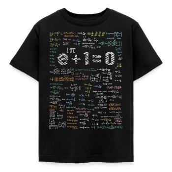 Elektrotechnik Exponentialfunktion Formel - Kinder T-Shirt - Schwarz - Vorne - AI Model Kid Female (0cm)
