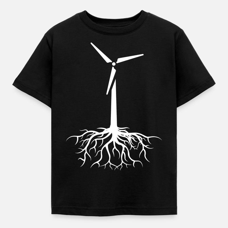 énergie éolienne - T-shirt Enfant - noir