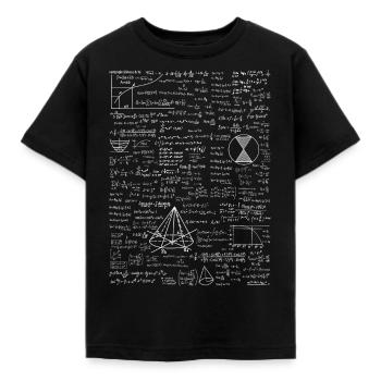 Mathelehrer - Kinder T-Shirt - Schwarz - Vorne - AI Model Kid Female (0cm)