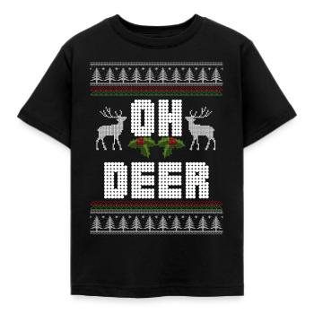 mon Dieu - T-shirt Enfant - noir - Devant - AI Model Kid Female (0cm)