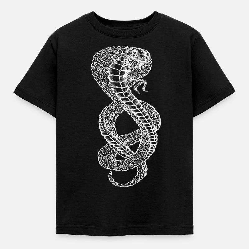Cadeau de serpent - T-shirt Enfant - noir