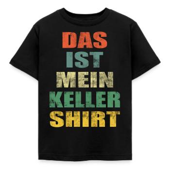 Keller Hobby Heimwerker Männer Geschenk - Kinder T-Shirt - Schwarz - Vorne - AI Model Kid Female (0cm)