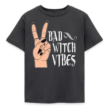 Mauvaises vibrations de sorcière - T-shirt Enfant - charbon - Devant - AI Model Kid Female (0cm)
