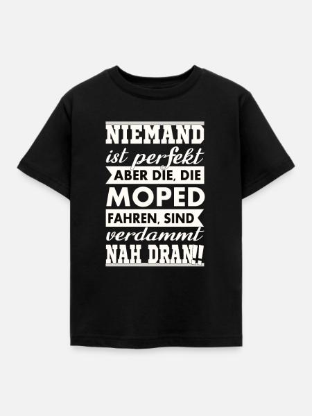 Moped - Kinder T-Shirt - Schwarz