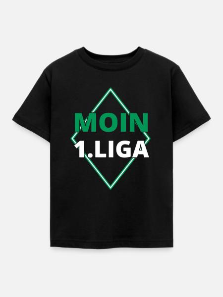 Moin 1 Liga Aufstieg Bremen - Kinder T-Shirt - Schwarz