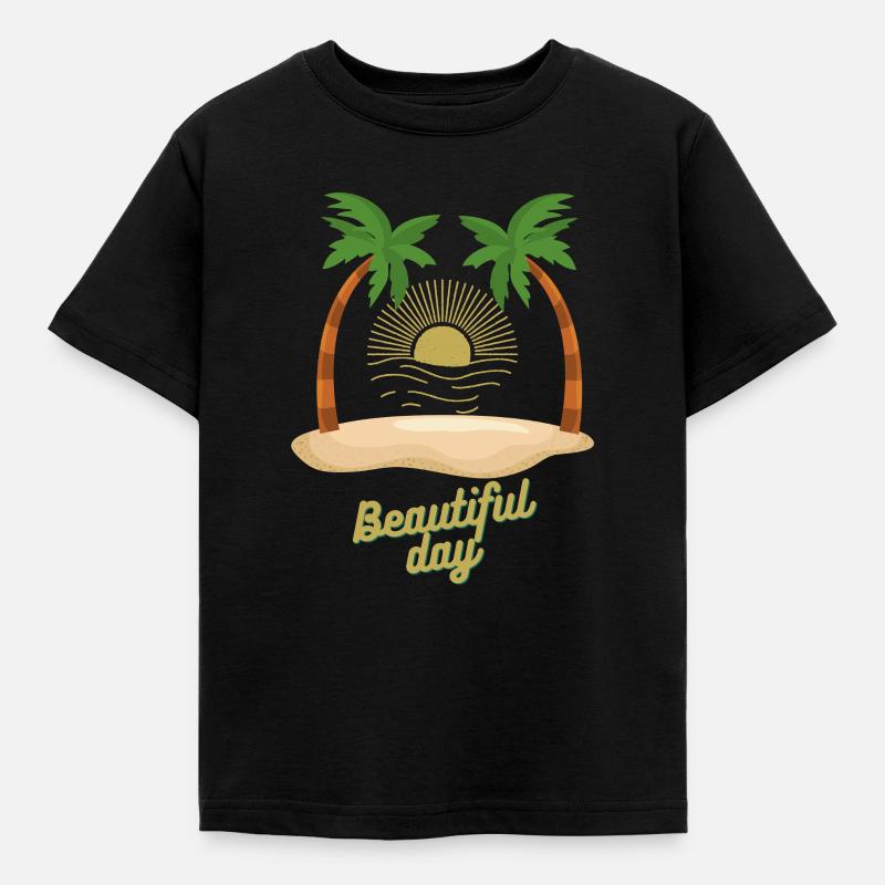 Belle journée - T-shirt Enfant - noir