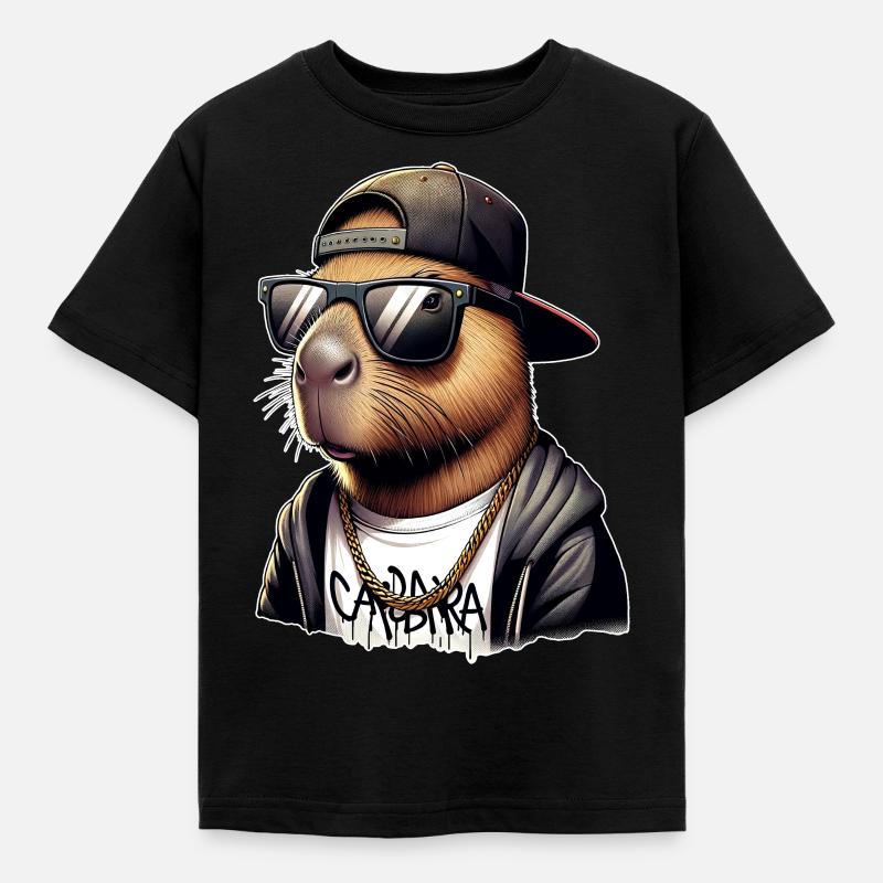 Capybara - T-shirt Enfant - noir
