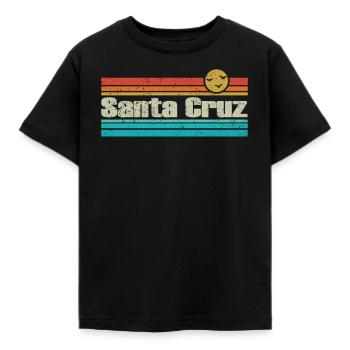 Santa Cruz - Kids' T-Shirt - black - Front - AI Model Kid Female (0cm)