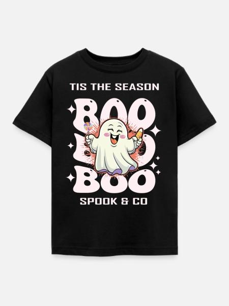 Halloween Geist - Kinder T-Shirt - Schwarz