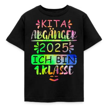 Kita Abgänger 2025 - Kinder T-Shirt - Schwarz - Vorne - AI Model Kid Female (0cm)