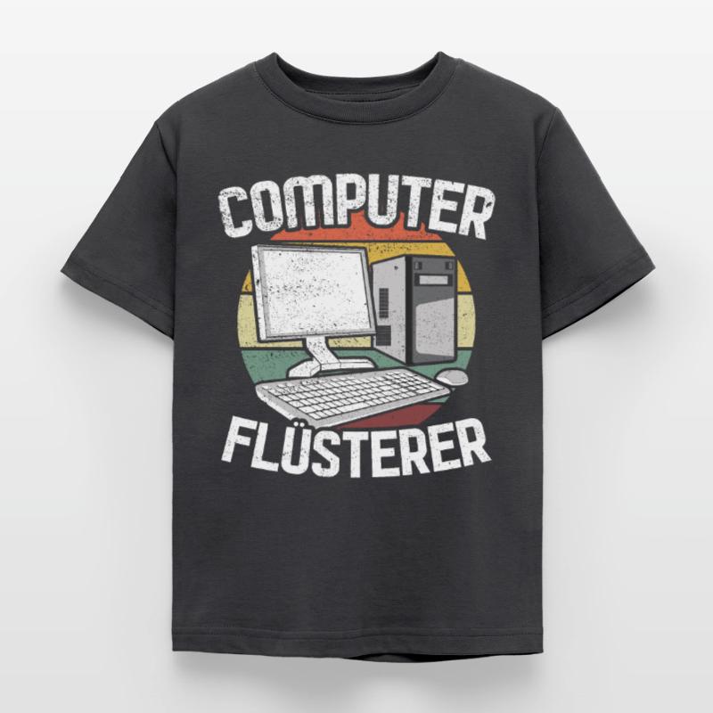 Computer Flüsterer Computer Nerd Informatik Kinder T-Shirt
