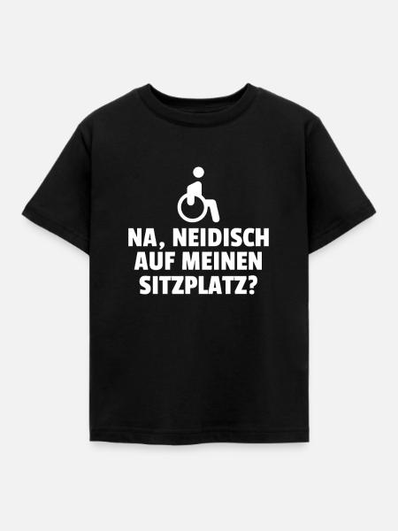 Na Neidisch Auf Meinen Sitzplatz? - Kinder T-Shirt - Schwarz