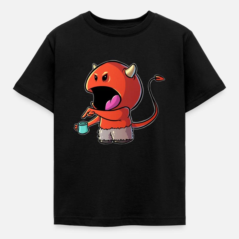 Coffee Devil - Café Diables - T-shirt Enfant - noir