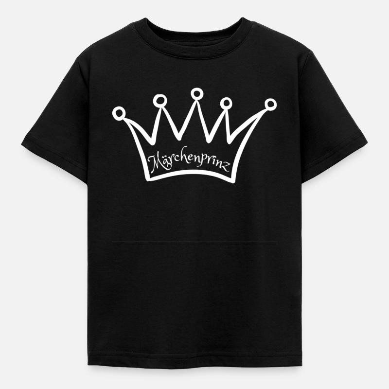 Märchenprinz - Kinder T-Shirt - Schwarz