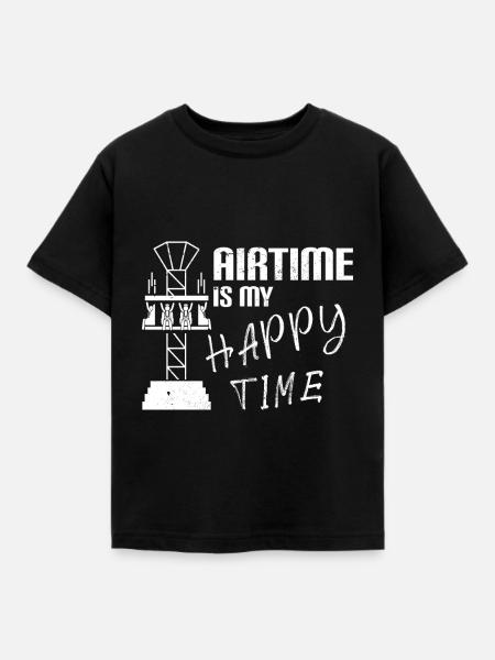Achterbahn Freizeitpark Rollercoaster - Kinder T-Shirt - Schwarz