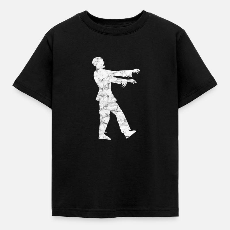 Zombie - Kinder T-Shirt - Schwarz
