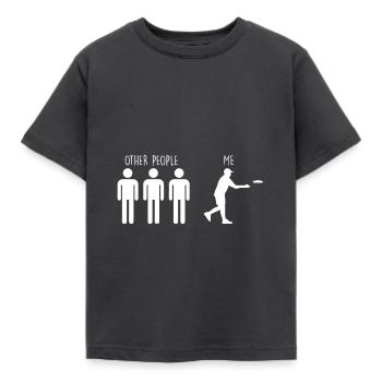Disc Golf - T-shirt Enfant - charbon - Devant - AI Model Kid Female (0cm)