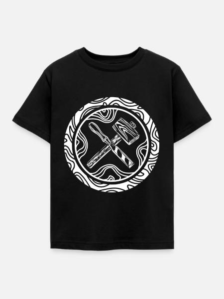 Schreiner Tischler - Kinder T-Shirt - Schwarz