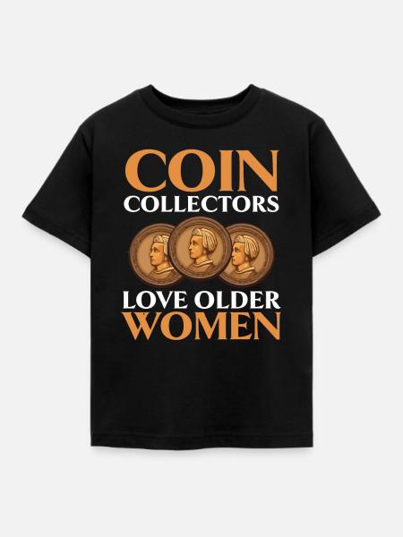 Münzsammler Numismatiker Münzsammler - Kinder T-Shirt - Schwarz