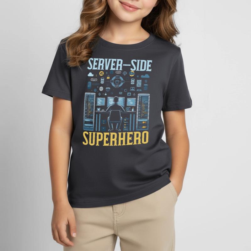 Backend-Entwickler Programmierung Softwareprogrammierer Kinder T-Shirt