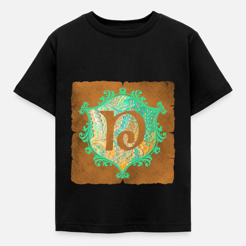 e 36 n - Kinder T-Shirt - Schwarz