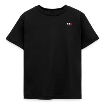 Finlande Maroc Drapeau Coeur - T-shirt Enfant - noir - Devant - AI Model Kid Female (0cm)