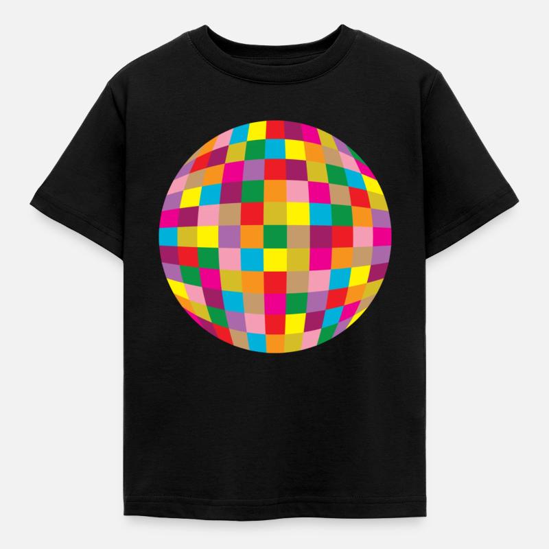 Boule disco - T-shirt Enfant - noir