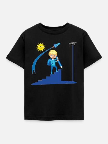 Zurück zur Schule 2 - Kinder T-Shirt - Schwarz