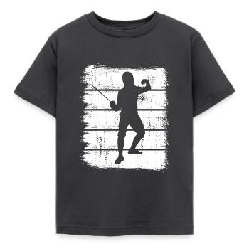 Épéiste - T-shirt Enfant - charbon - Devant - AI Model Kid Female (0cm)
