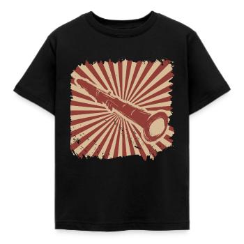 clarinette - T-shirt Enfant - noir - Devant - AI Model Kid Female (0cm)