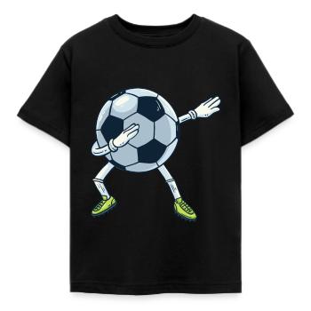 Tamponner le football - T-shirt Enfant - noir - Devant - AI Model Kid Female (0cm)