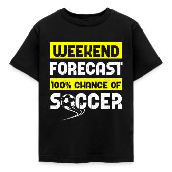 Football football - T-shirt Enfant - noir - Devant - AI Model Kid Female (0cm)