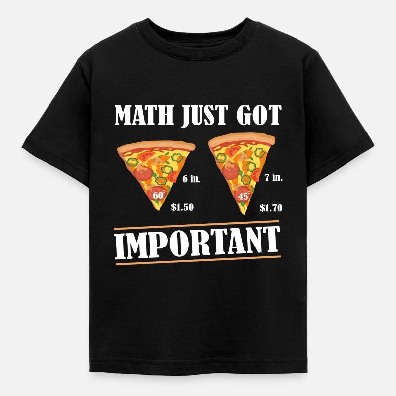 maths - Kids' T-Shirt - black