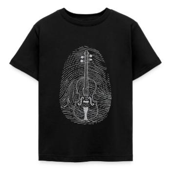 ADN de violoncelliste - T-shirt Enfant - noir - Devant - AI Model Kid Female (0cm)
