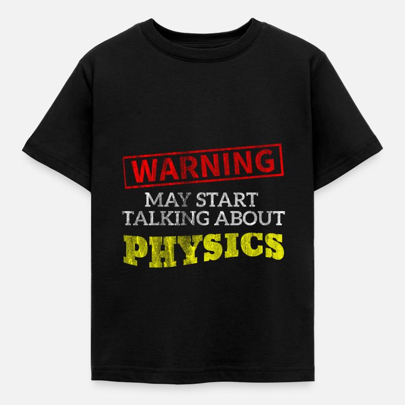 Physik Geschenk - Kinder T-Shirt - Schwarz