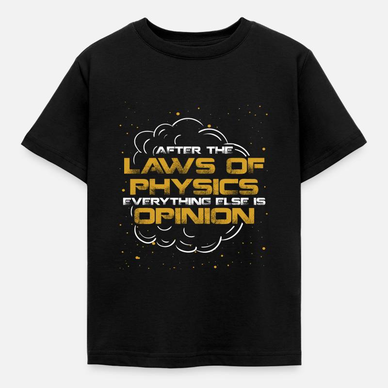 physics - Kids' T-Shirt - black