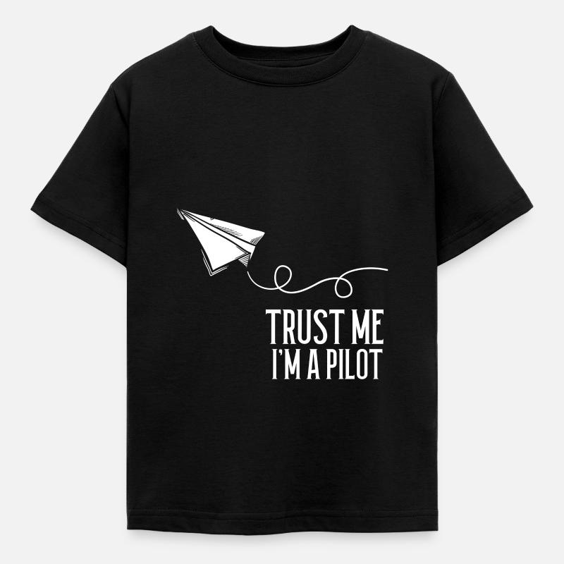 pilot - Kids' T-Shirt - black
