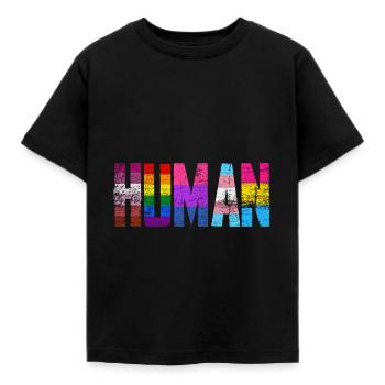 LGBT - Camiseta niño - negro - delante - AI Model Kid Female (0cm)