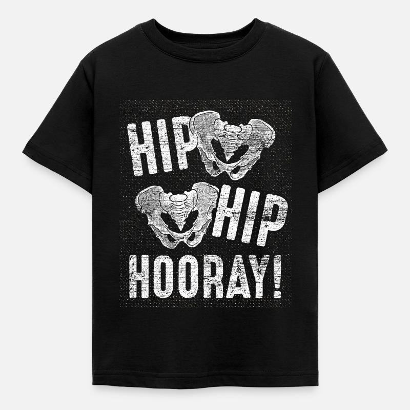 Orthopäde Hüfte - Kinder T-Shirt - Schwarz
