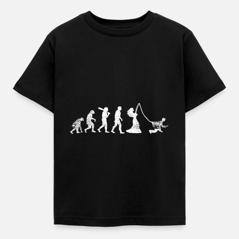 Evolution marié - T-shirt Enfant - noir